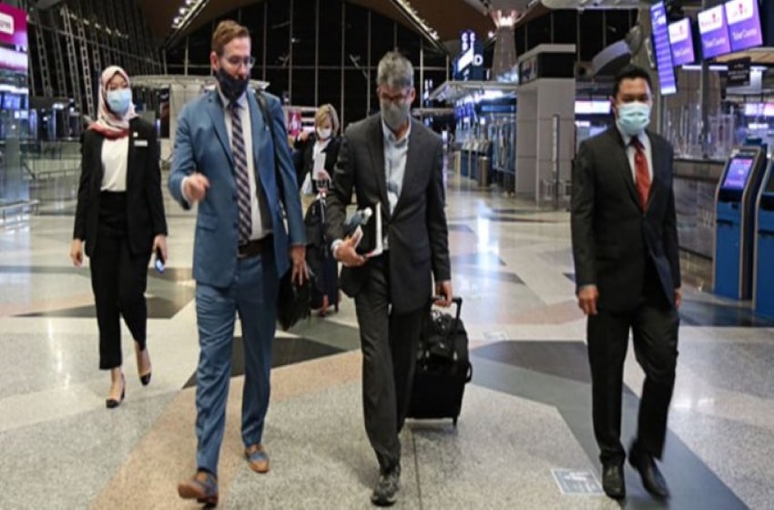 McFeeters, the current US ambassador, arrives in Malaysia