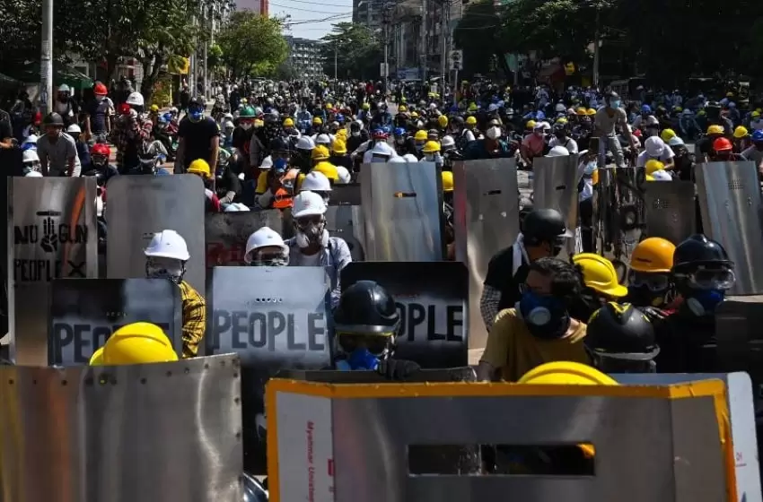 Myanmardemonstrators