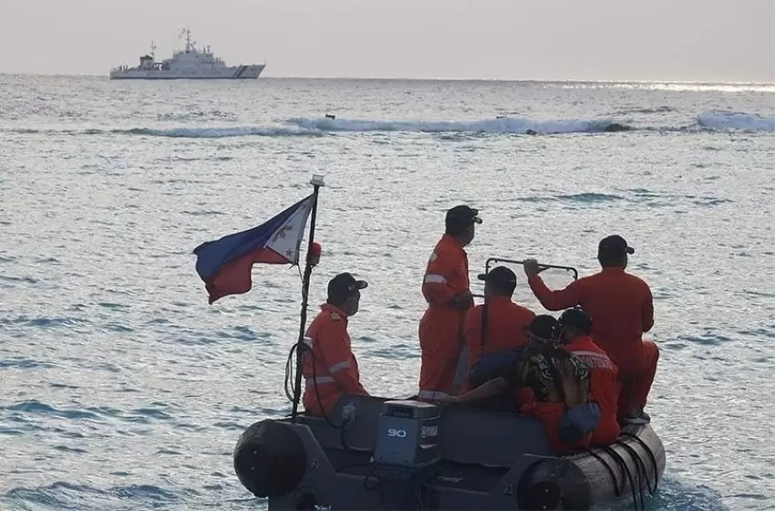 The PH Coastguards are Currently Setting a Drill in West Philippine Sea