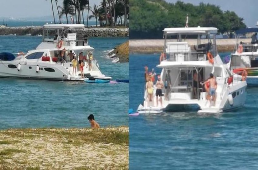 Foreigners fined after breaching Covid-19 safety protocols while partying on a yacht