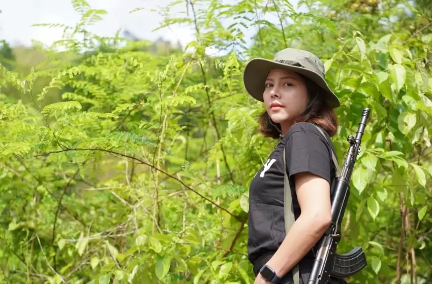 Former Myanmar beauty queen joined ethnic rebels to fight against the junta