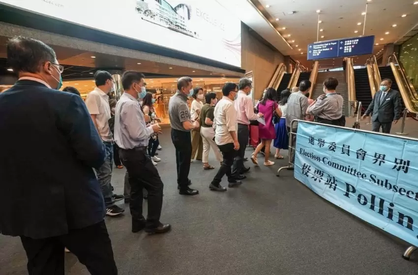 Political Shift amid the election process in Hong Kong