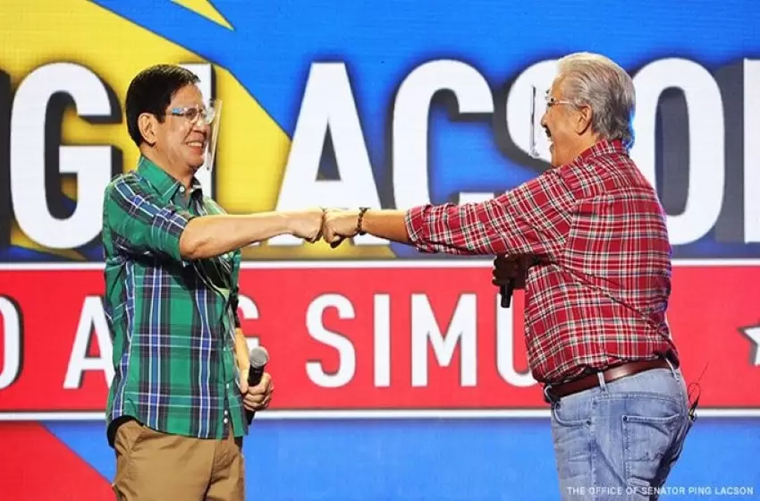It’s Official: Sotto and Lacson Tandem will Run on 2022 Election