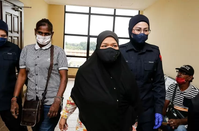 An Indonesian woman was sentenced to two years in prison over child abuse