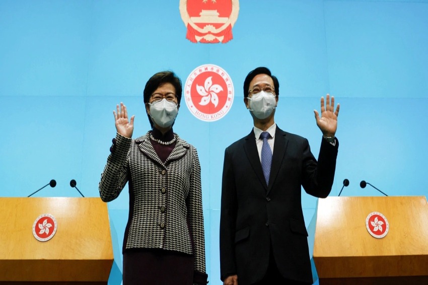 China names a new leader for Hong Kong’s cabinet