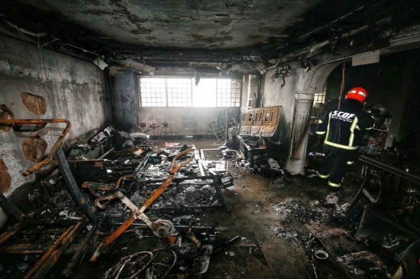 Fire bursts at Marsiling flat, two toddlers are rescued