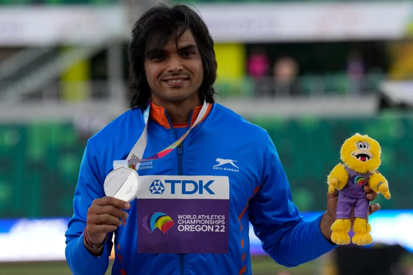 Olympic champion Chopra earns India's first worlds silver