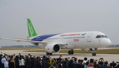Test planes for China's C919 airplane nears certification