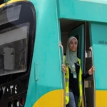 Egypt's first women train drivers work for the Cairo Metro