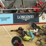 Horror crash at Commonwealth Games injures cyclists