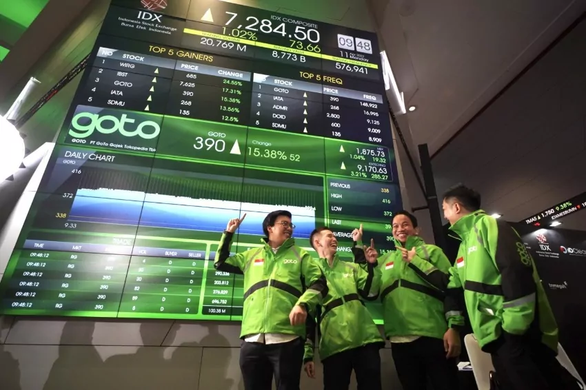Largest tech firm in Indonesia have plummeted following a massive first-half loss