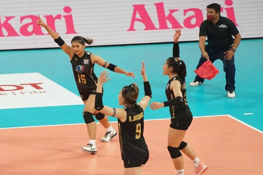 Thailand beats Philippines in the AVC quaterfinals