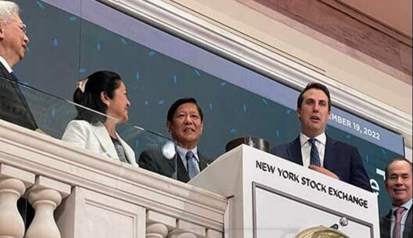 President BBM rings NYSE closing bell