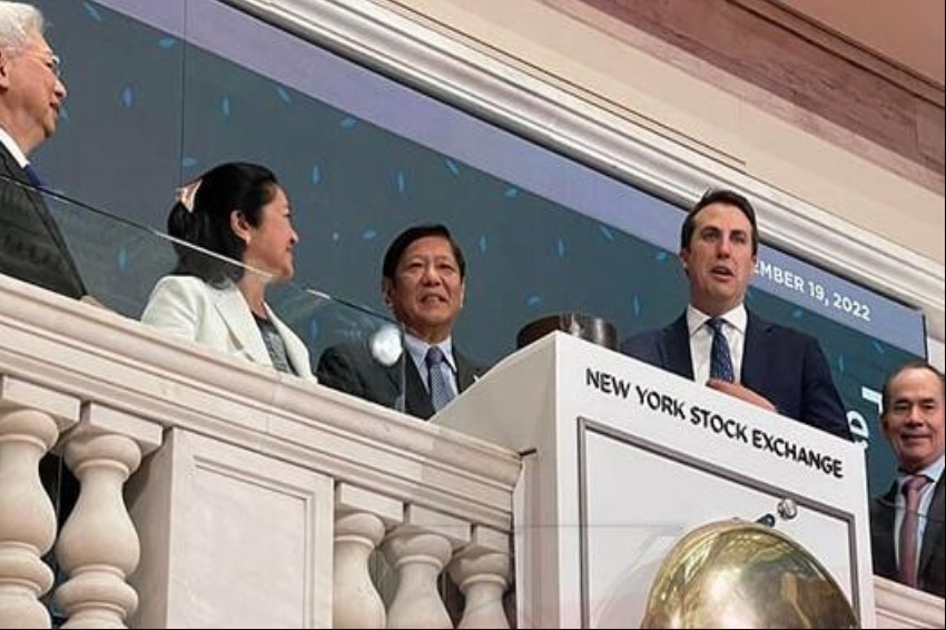 President BBM rings NYSE closing bell