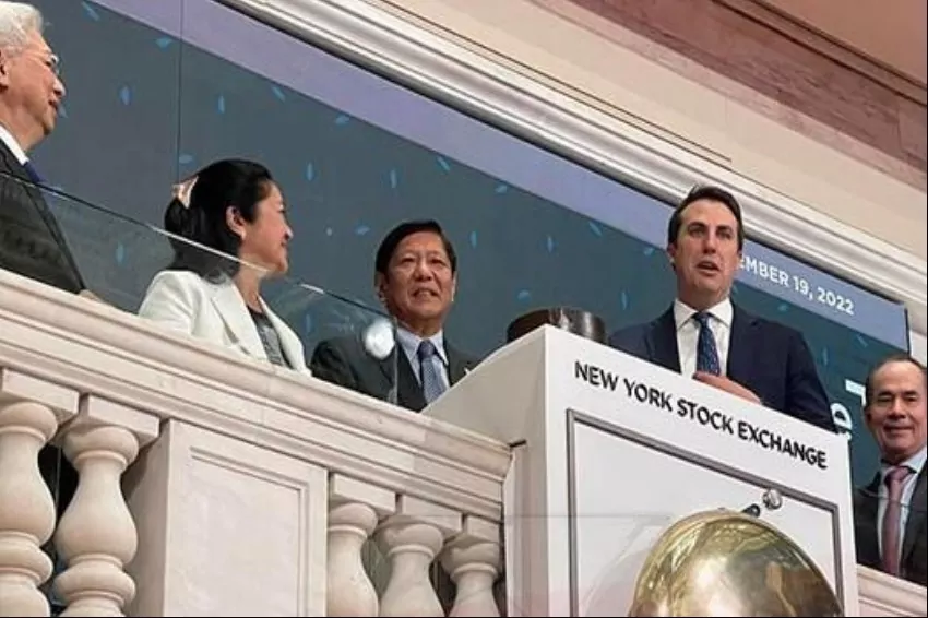 President BBM rings NYSE closing bell