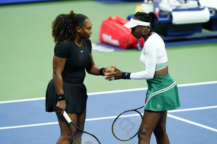 The Williams sisters are out of the US Open doubles, but Serena isn't done yet