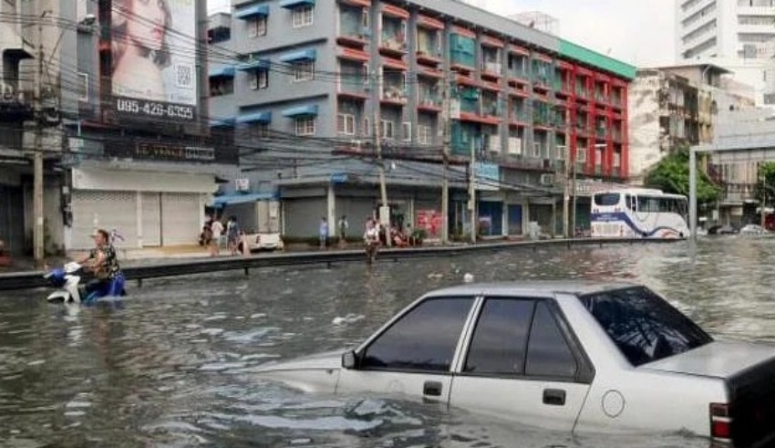 The heaviest rain in two decades pushed Bangkok's canals to breaking point