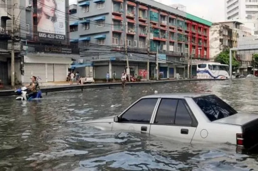 The heaviest rain in two decades pushed Bangkok's canals to breaking point