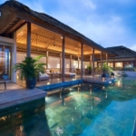 This house is built with lava stones from Mount Agung volcano