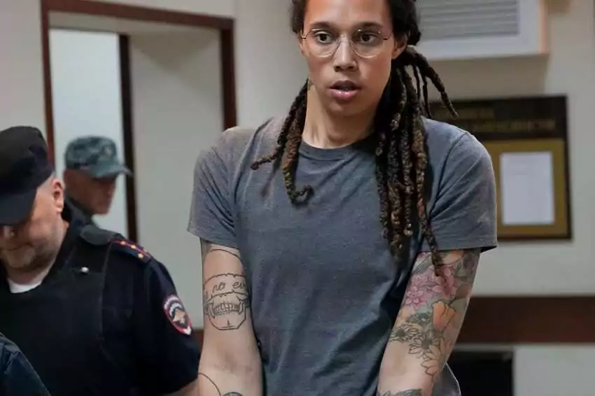 Jailed Basketball star Griner not expecting miracles during Russian appeal