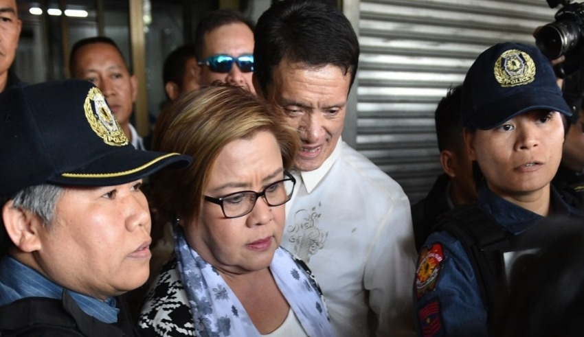 Leila De lima was held hostage in a PNP detention center