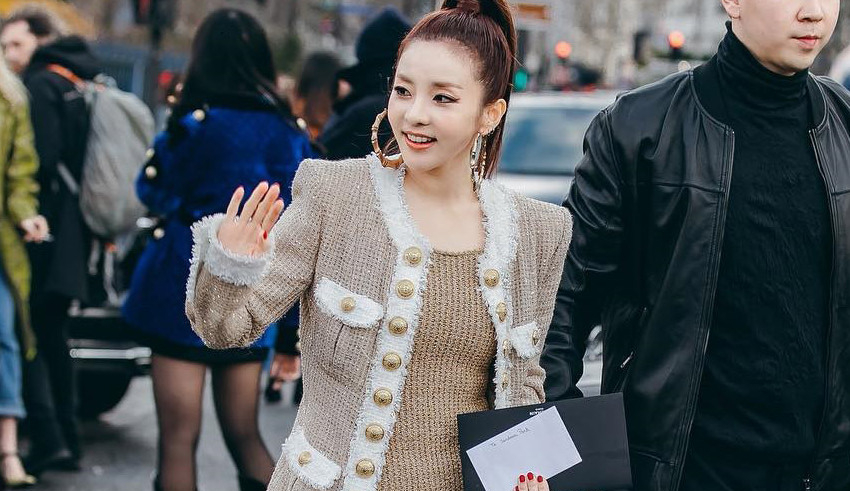 Sandara Park's Paris Fashion Week OOTDs Dazzled the Paparazzi