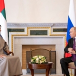 The UAE President meets Russia's President Putin