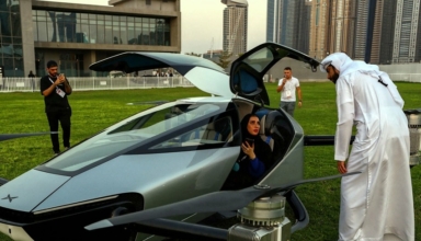 uae flying car x2 makes first public flight in dubai