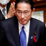 image: japan's newly elected prime minister fumio kishida is applauded after being chosen as the new prime minister, at the lower house of parliament in tokyo