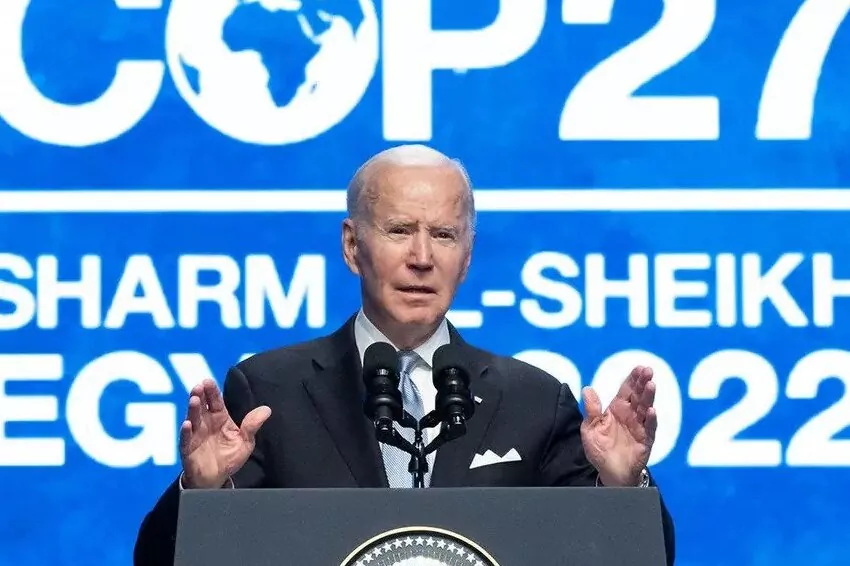 COP27 Biden highlights climate crisis is about the very life of the planet