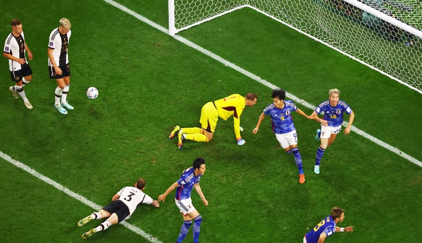 japan's late world cup goals stun germany