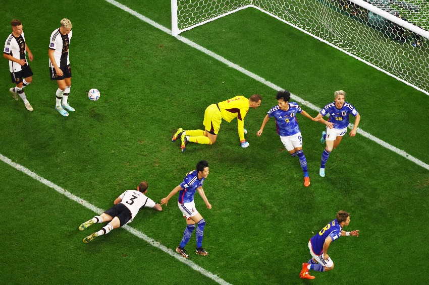 japan's late world cup goals stun germany