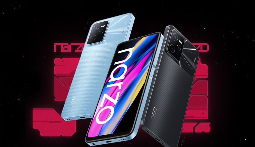 new local phone brand narzo competes with oppo and vivo
