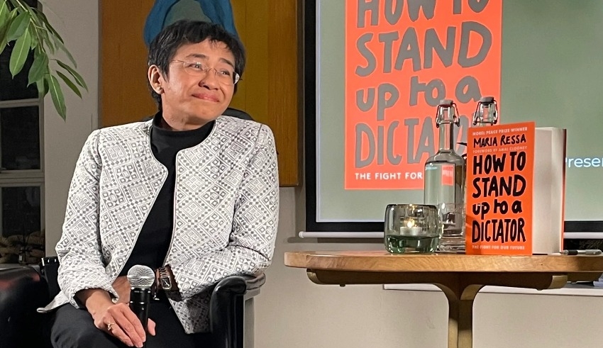maria ressa launches how to stand up to a dictator in philippines