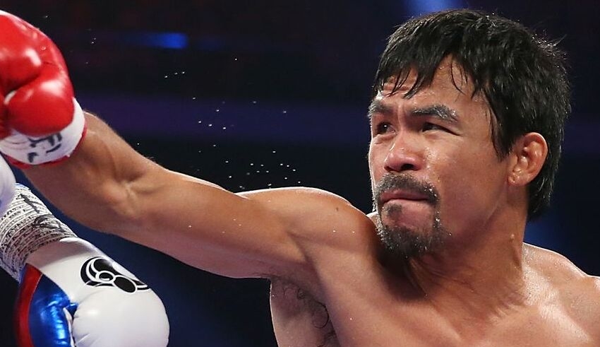 pacquiao dominates dk yoo in exhibition