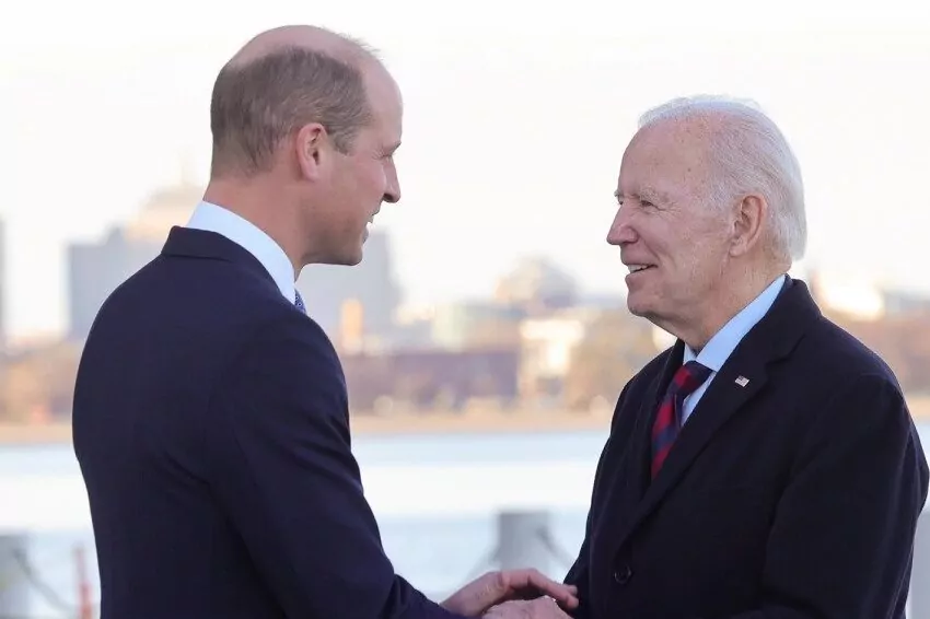 Prince William meets President Biden and gives out climate prizes