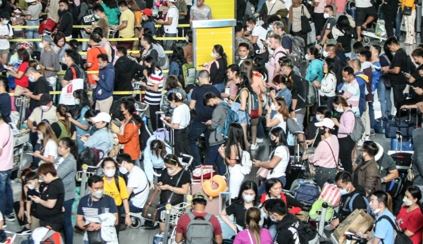 after a power outage, the philippines' main airport scrambles to restore normalcy