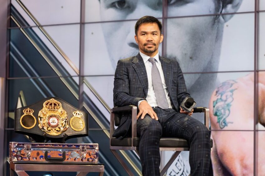 pacquiao returns to the ring with a japanese mma banner in 2023