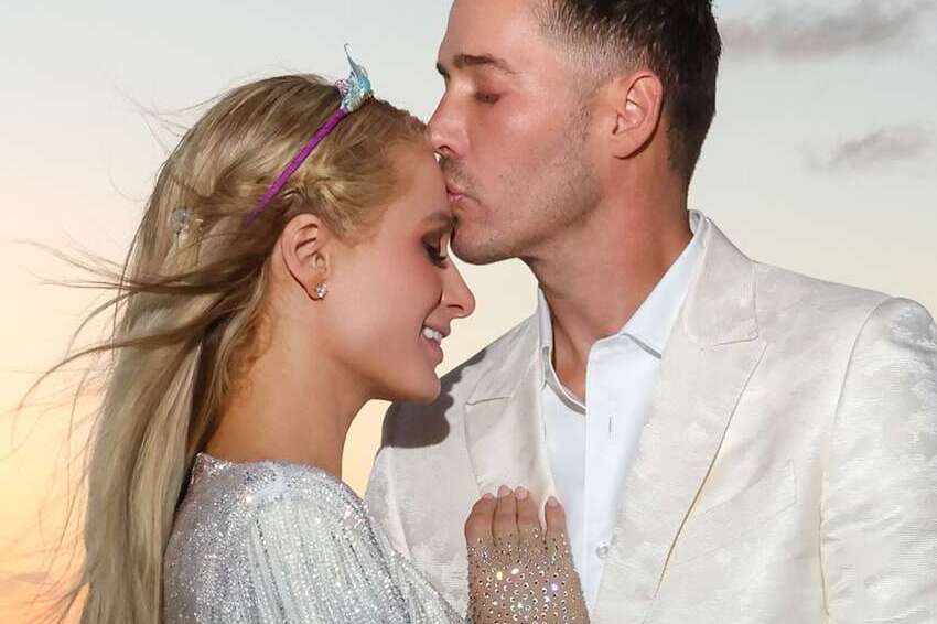paris hilton and her husband carter reum have their first child