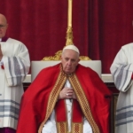pope francis leads catholics in saying goodbye to former pope benedict