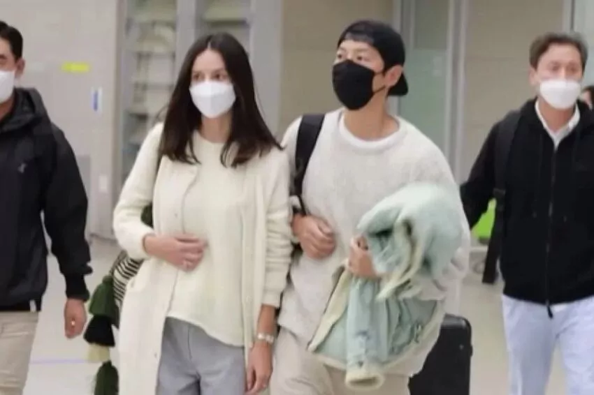 song joong ki announces his marriage and the birth of his first child with katy louise saunders