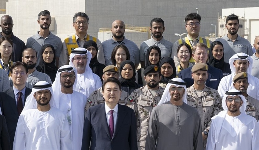 uae and korean presidents celebrate barakah plant unit 3 completion