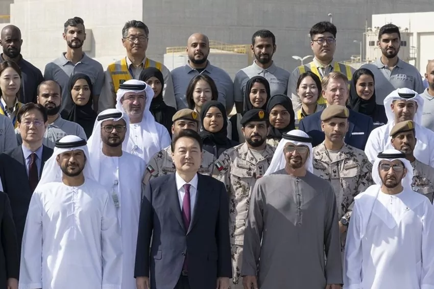 uae and korean presidents celebrate barakah plant unit 3 completion