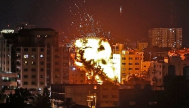 despite a us call for calm, israel strikes gaza after rocket fire