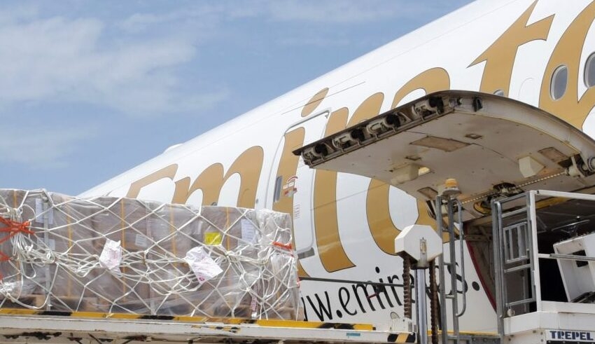 emirates has launched a humanitarian airbridge to transfer critical relief supplies