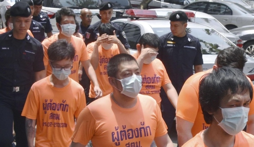 japan robbery suspect has thailand scam center