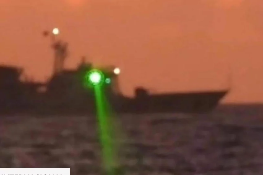 philippines condemns china's military laser in west ph sea