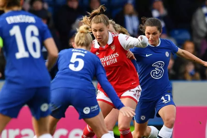 report chelsea women 2 arsenal women 0