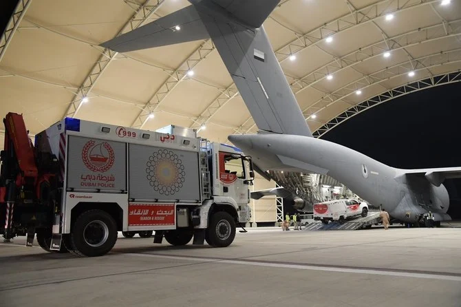 uae provides earthquake aid worth 100 million to turkey syria