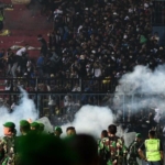 two released, one policeman arrested for indonesia stadium crush